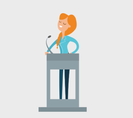 Illustration leadership féminin